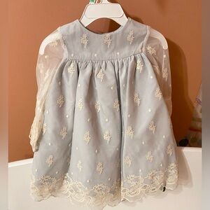 Laura Ashley Dress Suitable as formal/Bridal. Sz 18 mo.